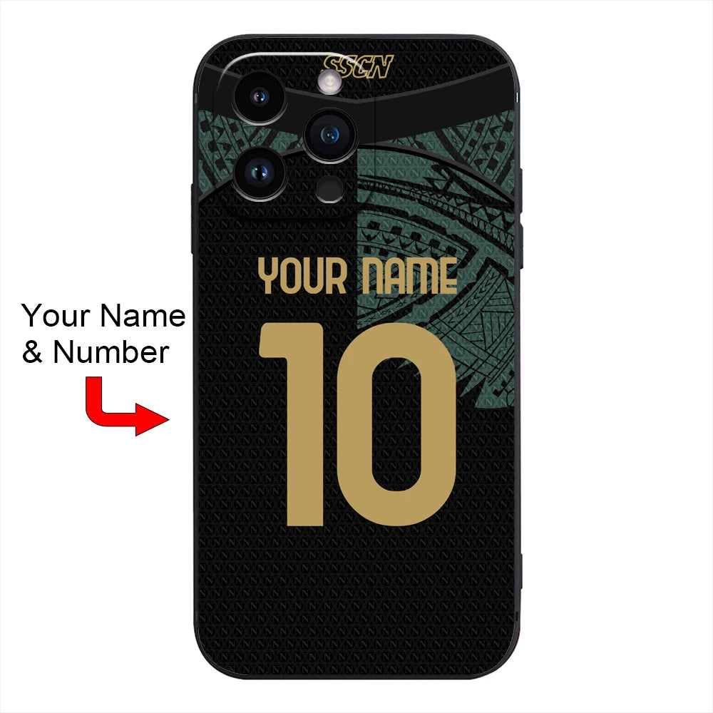 25 Italy Napoli Maradona PARTENOPEI Cover Case for iPhone 17 Air 16 15 14 Pro Max 13 12 11 Mini X XS XR 7 8 6S Plus SE