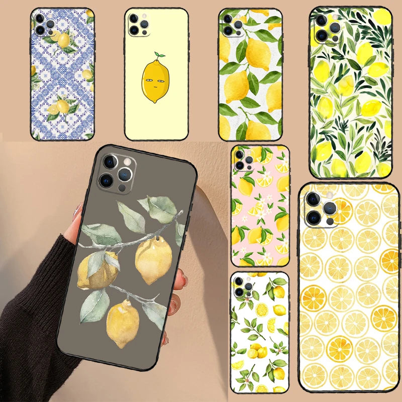 Lemon Fruit Case For OnePlus Nord 5 CE 2 3 4 Lite N20 N30 OnePlus 15 13 12 11 13T 10T 12R 13R 15R Cover