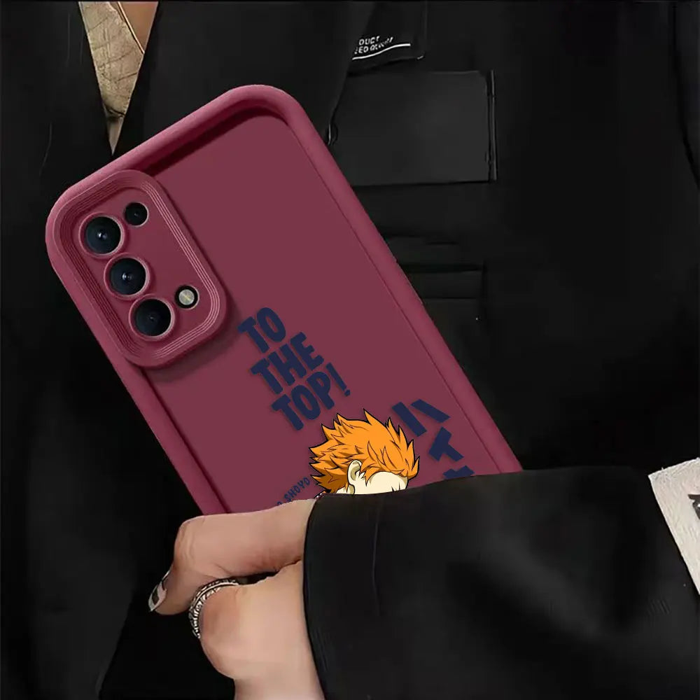 H-Haikyuu School Volleyball Phone Case For Samsung Galaxy S26 S25 S24 S23 S22 S21 FE S20 ULTRA PLUS TPU Case Shockproof Cover