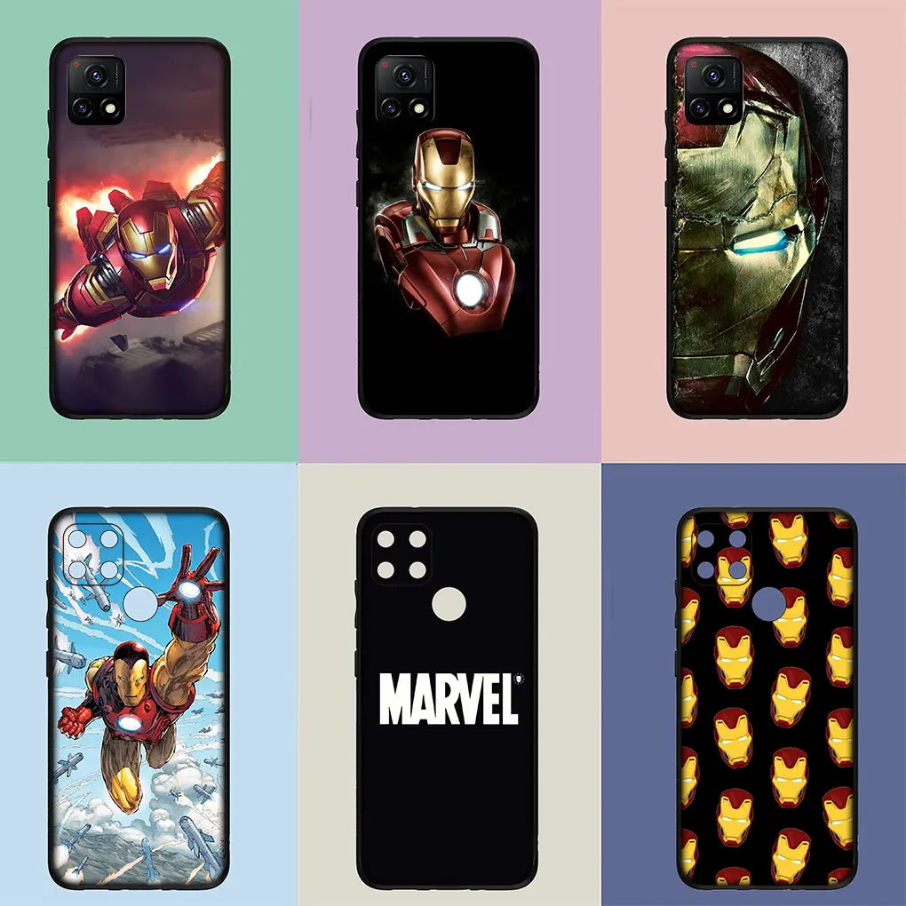 for Motorola Moto Edge 70 60 Fusion 40 NEO 20 Pro G Stylus G56 G96 G71 G73 G42 G51 G52 Case Marvel Super hero Iron Man Ironman