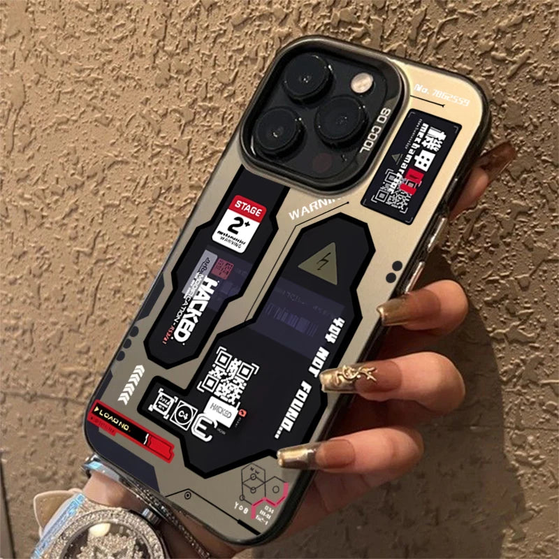 Phone Case for Xiaomi Redmi Note 14 12 11 10 13 Pro Plus 5G 12S 14C 13C 4G Mecha-Style Graffiti Cover Funda Redmi Note 14 Pro 5G