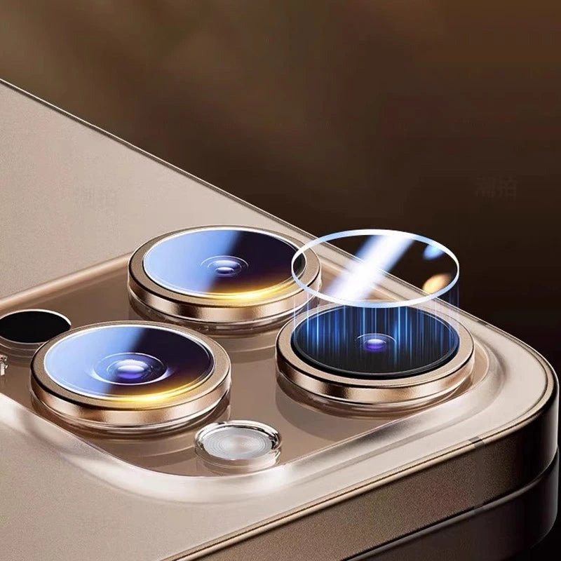 1-3PCS New 9H Ultra HD Camera Lens Glass for IPhone 17 Pro Max 16 15 Plus Air Back Camera Lens Protector Full Cover Anti Scratch