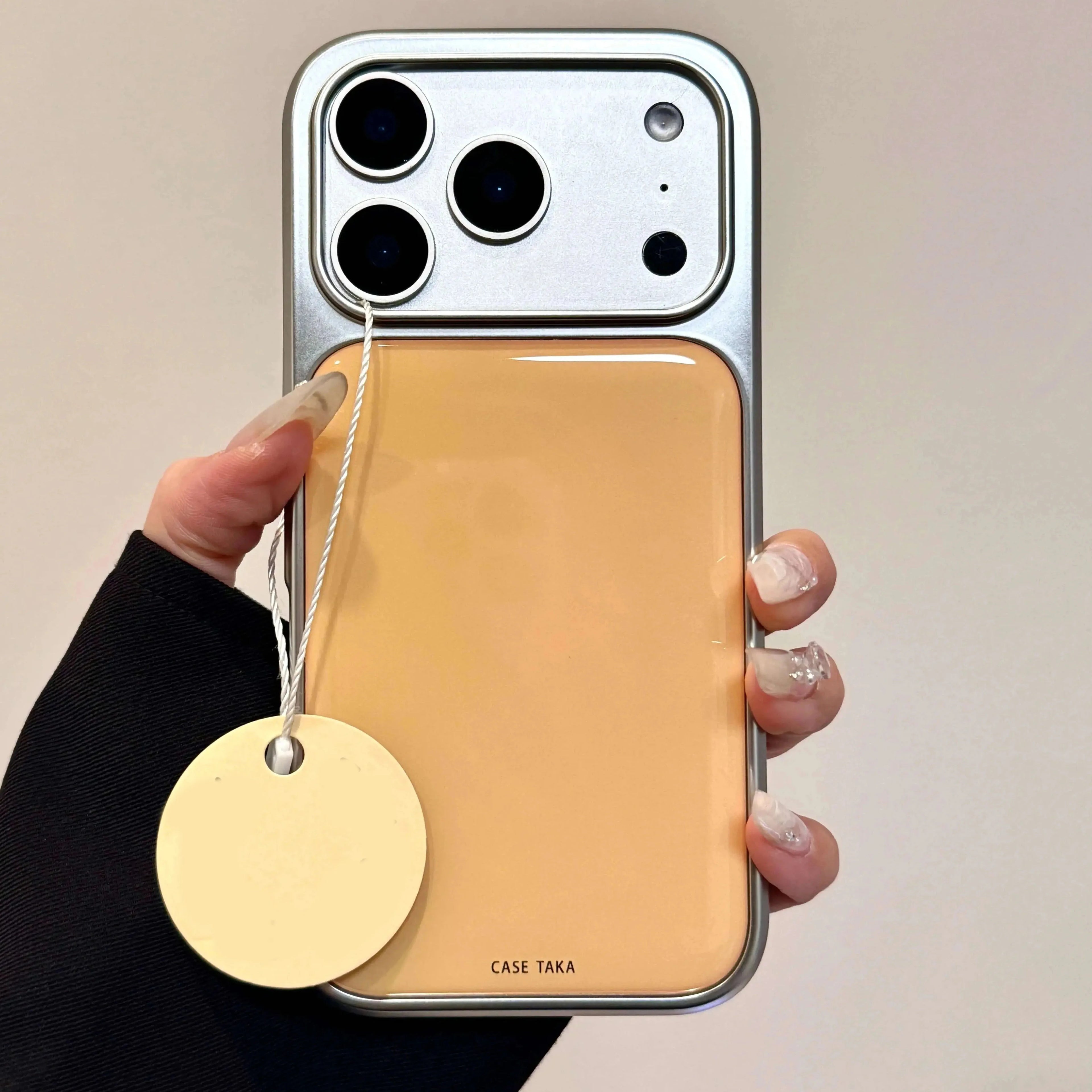 INS Simple Color Y2K Electroplated Drop Glue Phone Case For iPhone 16 15 14 13 12 11 17 Pro Max 16 15 14 13 12 Pro 17 Air Cover