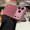 Korea Luxury Glitter Diamond Phone Case For iphone 17 16 15 14 13 Pro Max Shiny Camera Protection Shockproof Back Cover