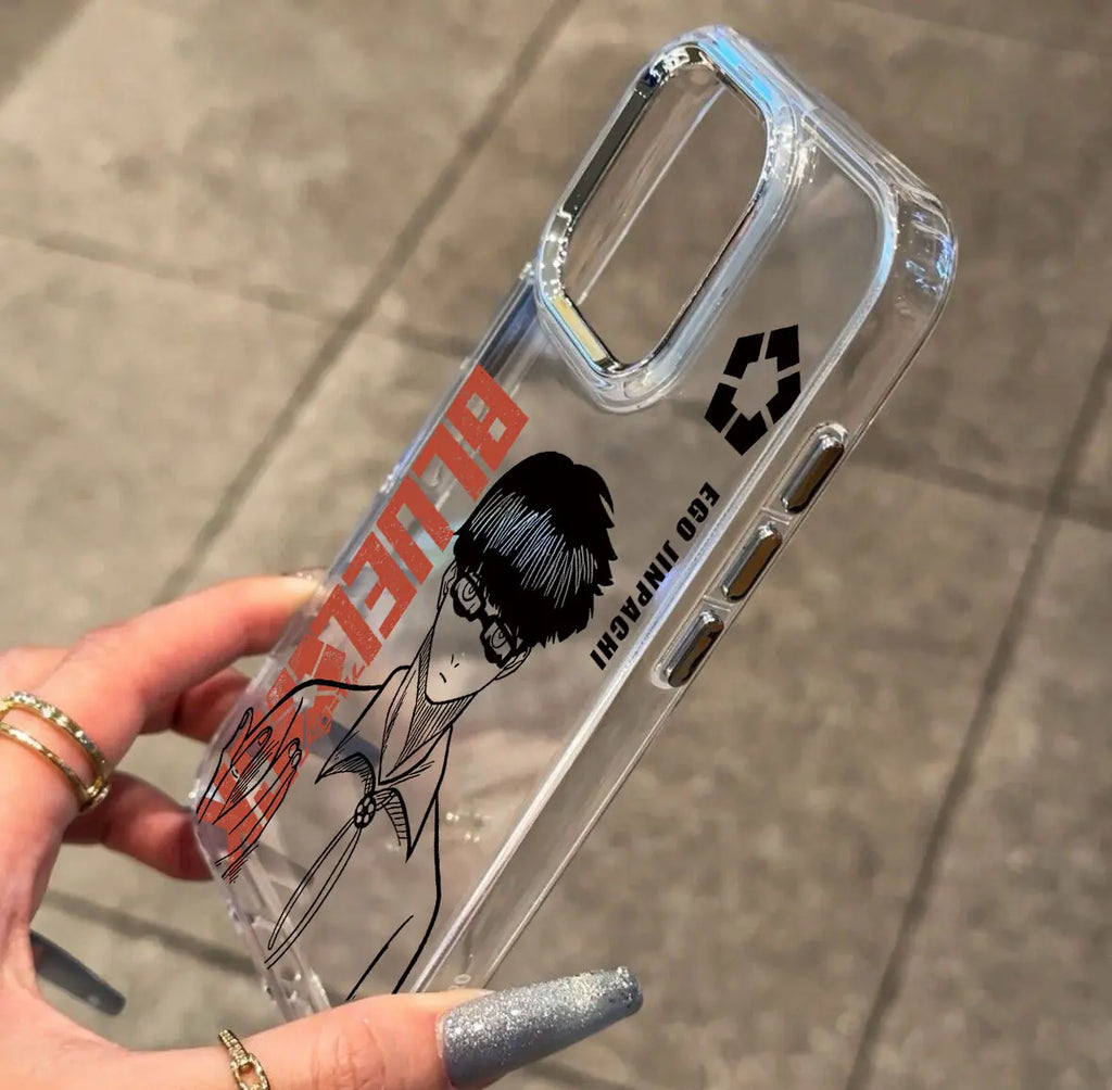 Anime BLUE LOCK Phone Case for Samsung Galaxy S25 S24 S23 S22 S21 S20 Note20 FE Ultra Edge Plus 4G 5G Transparent Soft Cover