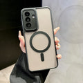 Translucent Lens Protect For Magsafe Magnetic Case For Samsung S26 S25 Edge S24 S23 FE S22 Ultra Plus A57 A37 A17 A56 A36 A26 16