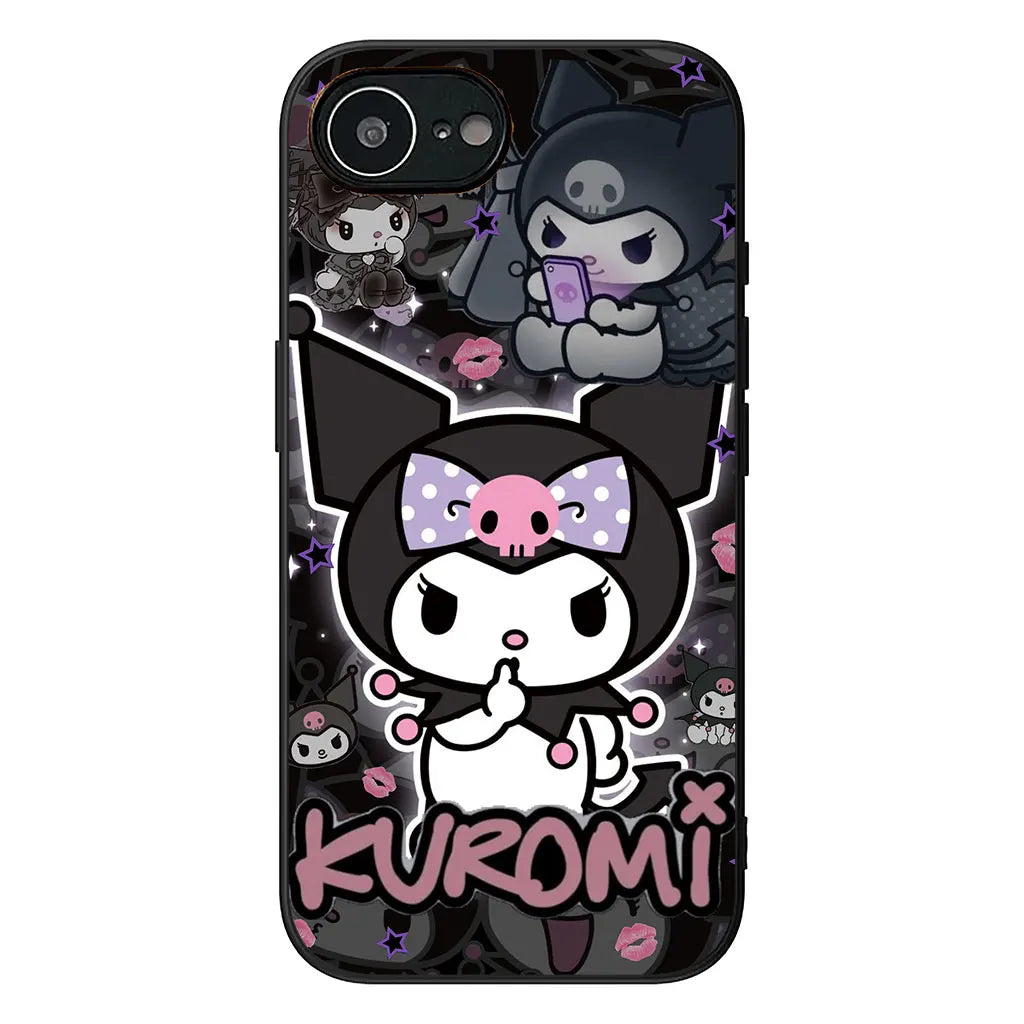 Cover for Samsung Galaxy A36 A17 A26 A07 A35 A54 A53 A13 A33 A34 S8 S9 S20 S21 FE S10 Plus Phone Case Wallpaper Kuromi Lovely