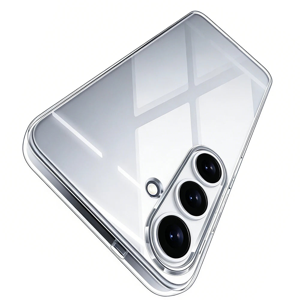 Ultra Thin Transparent Soft Case For Samsung Galaxy S26 S25 S24 S23 FE S22 Ultra Plus Clear Silicone Shell S26+ S25Edge Cover 24