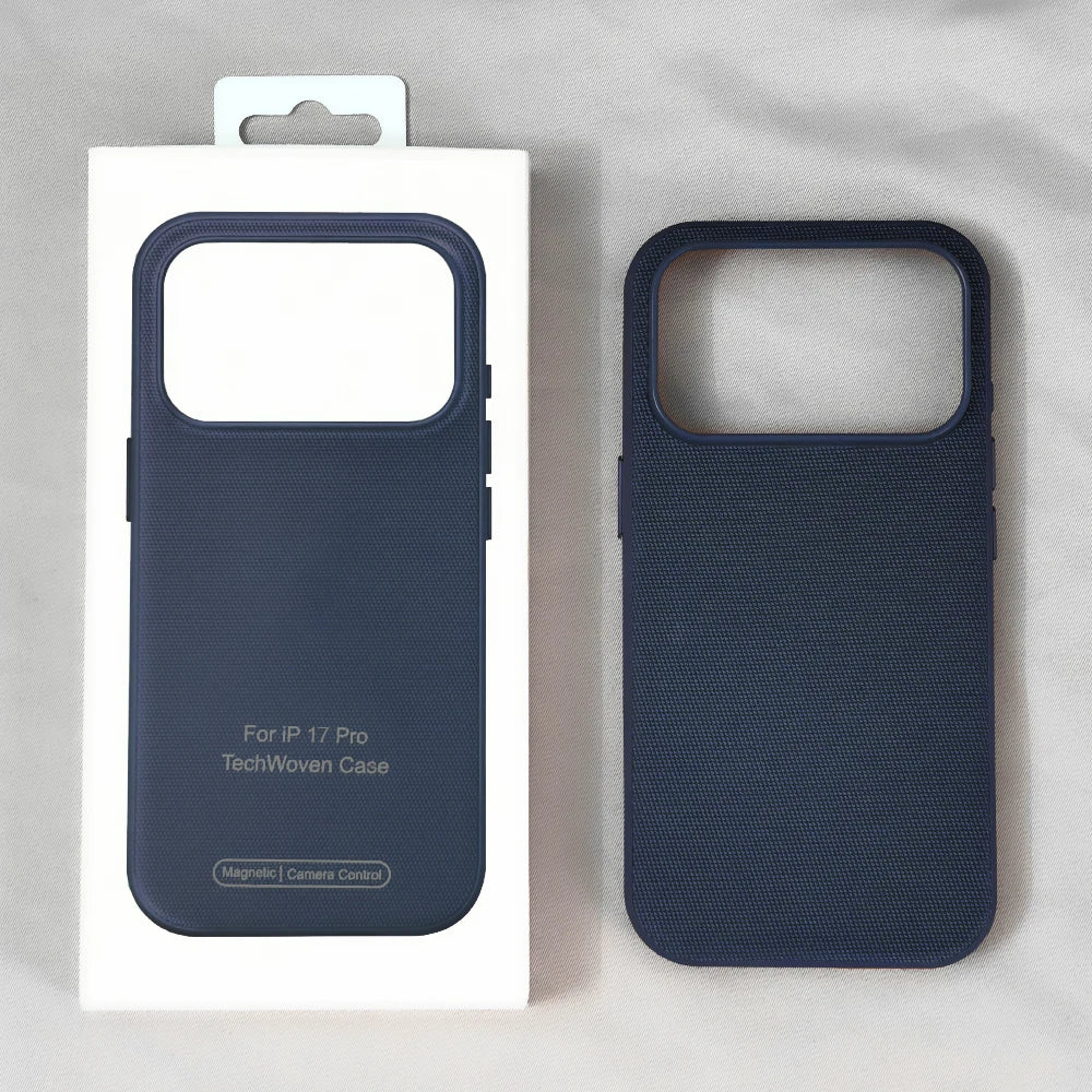 Original Technology Woven Case For IPhone 17 Air 16 15 14 13 Pro Max Camera Control Magnetic Cover For Magsafe Wireless Charging