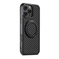 Magnet Wireless Charging Mobile Phone Case 360° Rotating Stand Faux Leather Ring Buckle For iPhone 17 Pro Max 16 Plus 15 14 13