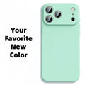 Fashion Solid Colour Shockproof Protective Liquid Silicone Phone Case For iphone 17 Pro Max/17 Pro/17/Air