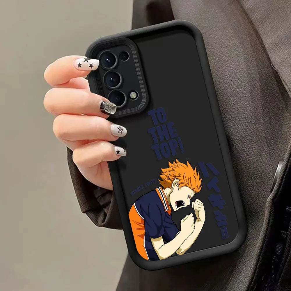 H-Haikyuu School Volleyball Phone Case For Samsung Galaxy S26 S25 S24 S23 S22 S21 FE S20 ULTRA PLUS TPU Case Shockproof Cover