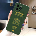 Morocco Flag Passport Phone Case For iphone 16 15 14 13 12 11 Pro XS Max Mini X 2020 2022 8 7 6 5 Plus Case Funda Shell Cover