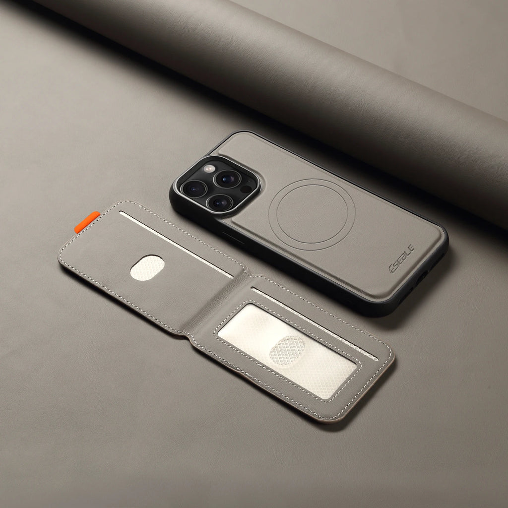 2 In 1 Detachable Magnetic Leather Case for IPhone 17 16 Pro Max 15 14 13 Wallet Cover Cards Holder Pocket