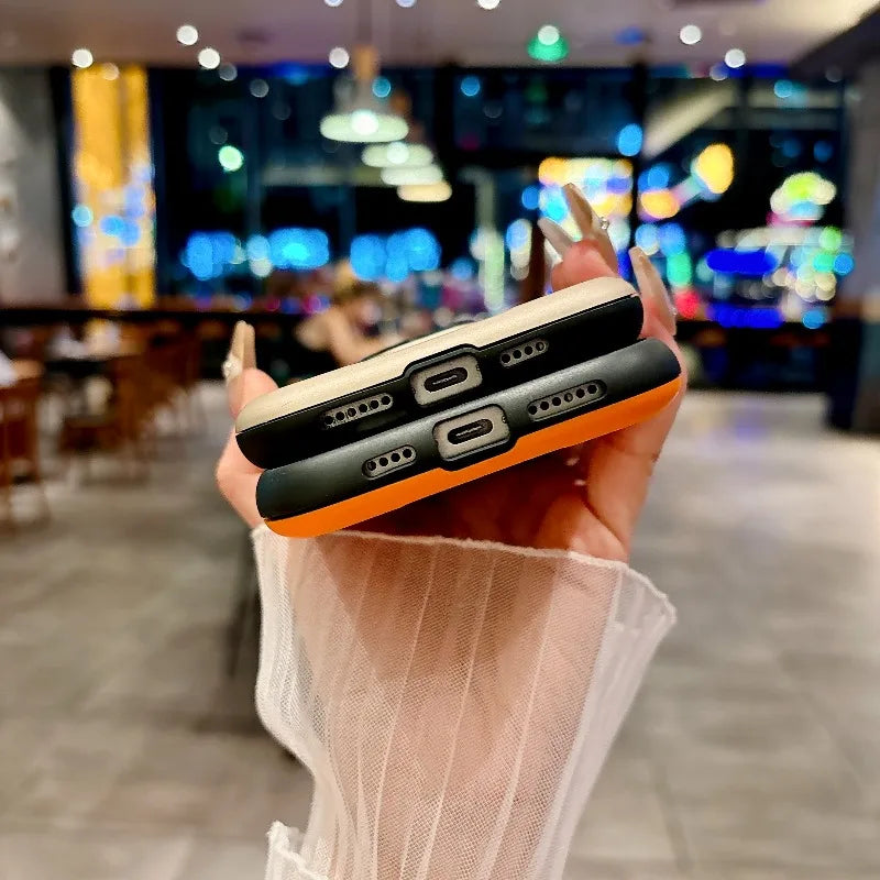 Luxury Armored 360° Rotating Metal Ring 2 in 1 Protective Case, Suitable for iPhone 11 12 13 14 15 16 17 Air Pro Max Plus Case