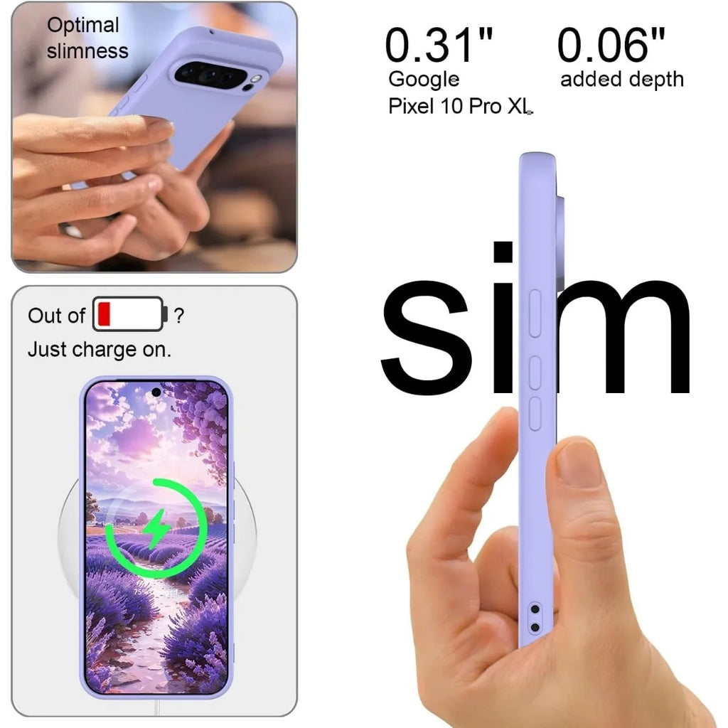 High Quality Skin-friendly Soft Silicone Anti-Drop Phone Case For Google Pixel 10A 10 9 Pro XL 8 7 6 A Shockproof Protect Cover