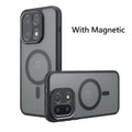 For Magsafe Magnetic Wireless Charging Case For OnePlus 15 OnePlus15 5G Shockproof Matte Back Cover Coque