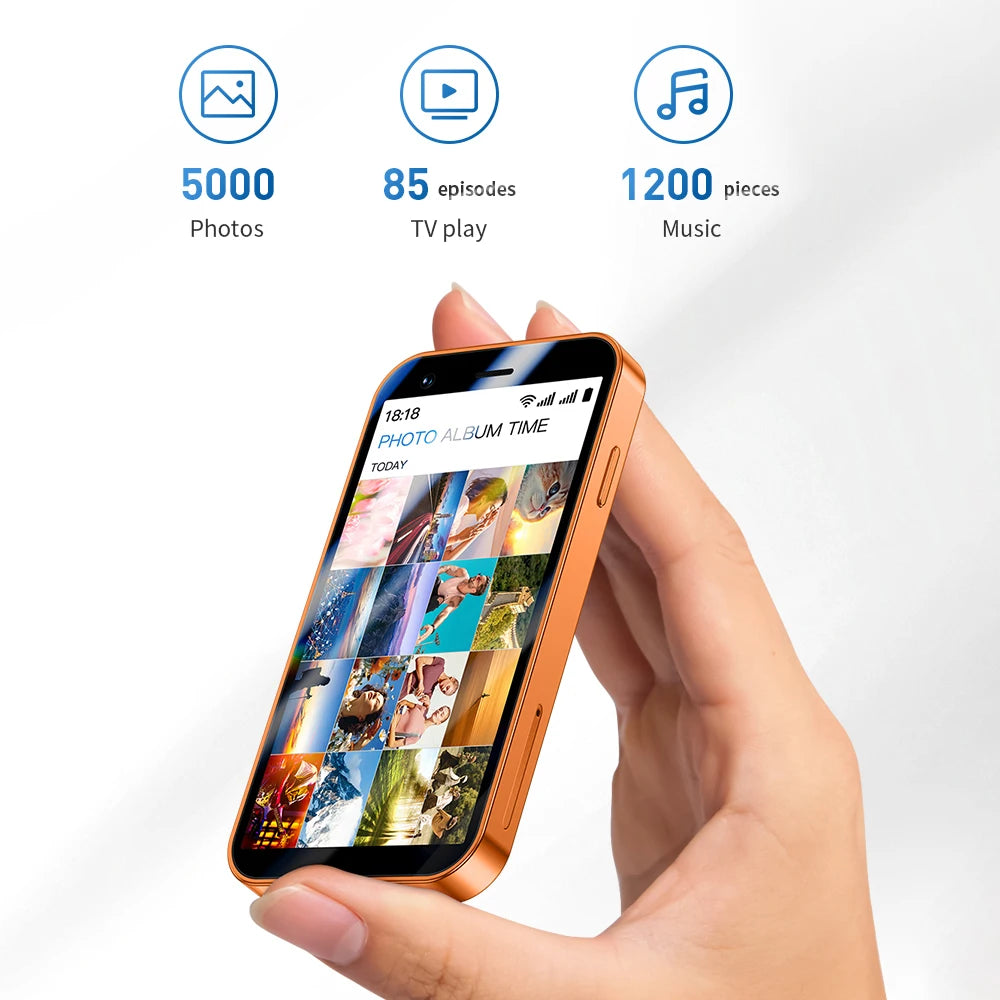 SOYES A17 Mini Android8.1 Smart Phone 3.0 Inches 2GB RAM 16GB ROM Dual SIM Standby Play Store 3G Little Phone