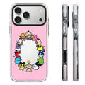 Circular Cartoon Doll White Border Magnetic Phone Case Cover for IPhone 13 14 15 16 17 Pro Max Case for IPhone Air