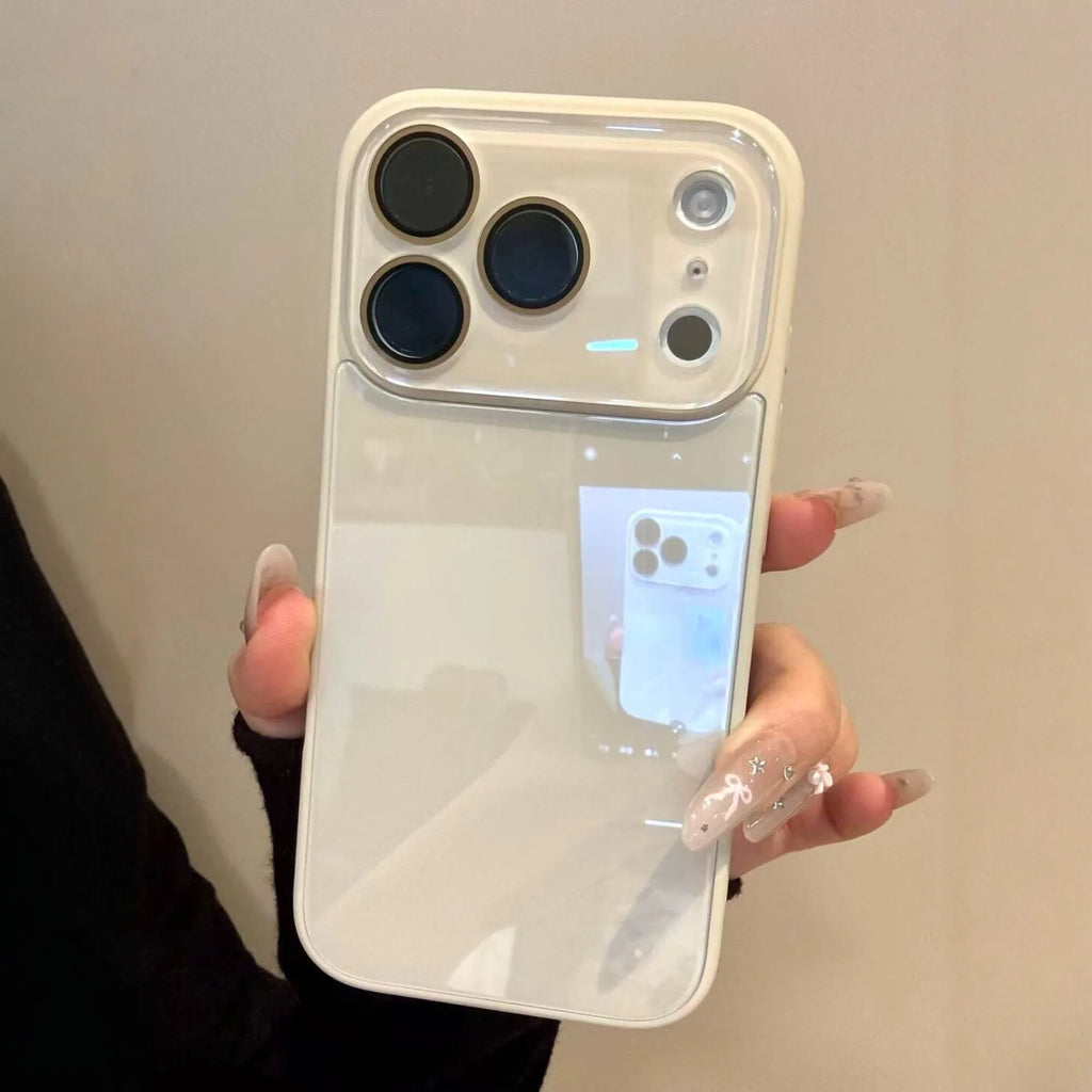 Fashion Candy Solid Color Hard Case for iPhone 14 15 16 17 Pro Max 12 11 13 Tempered Glass Lens Protector Shockproof Back Cover