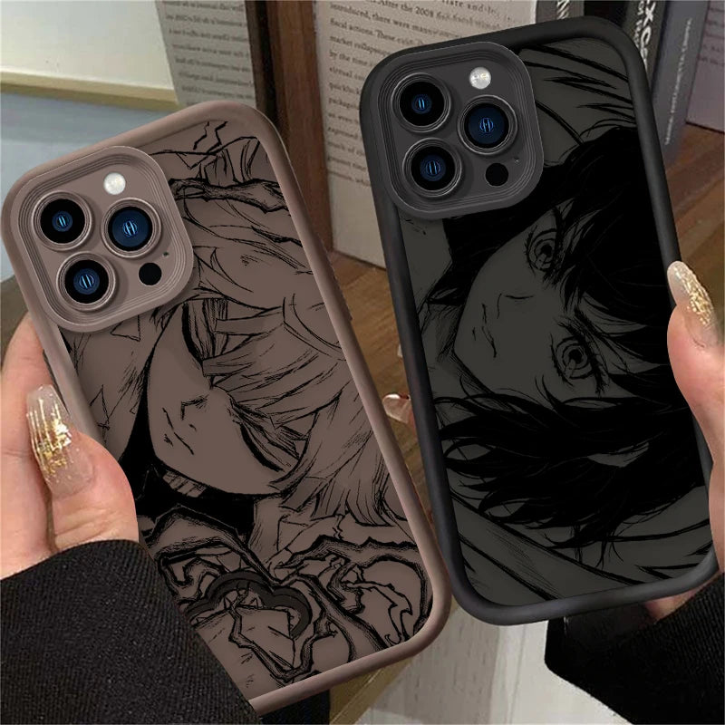 Anime Zenitsu Inosuke Phone Case For iPhone 17 Air 16 16E 15 14 13 12 11 Pro Max X XS X S Max XR SE 2020 SE4 7 8 Silicone Cover