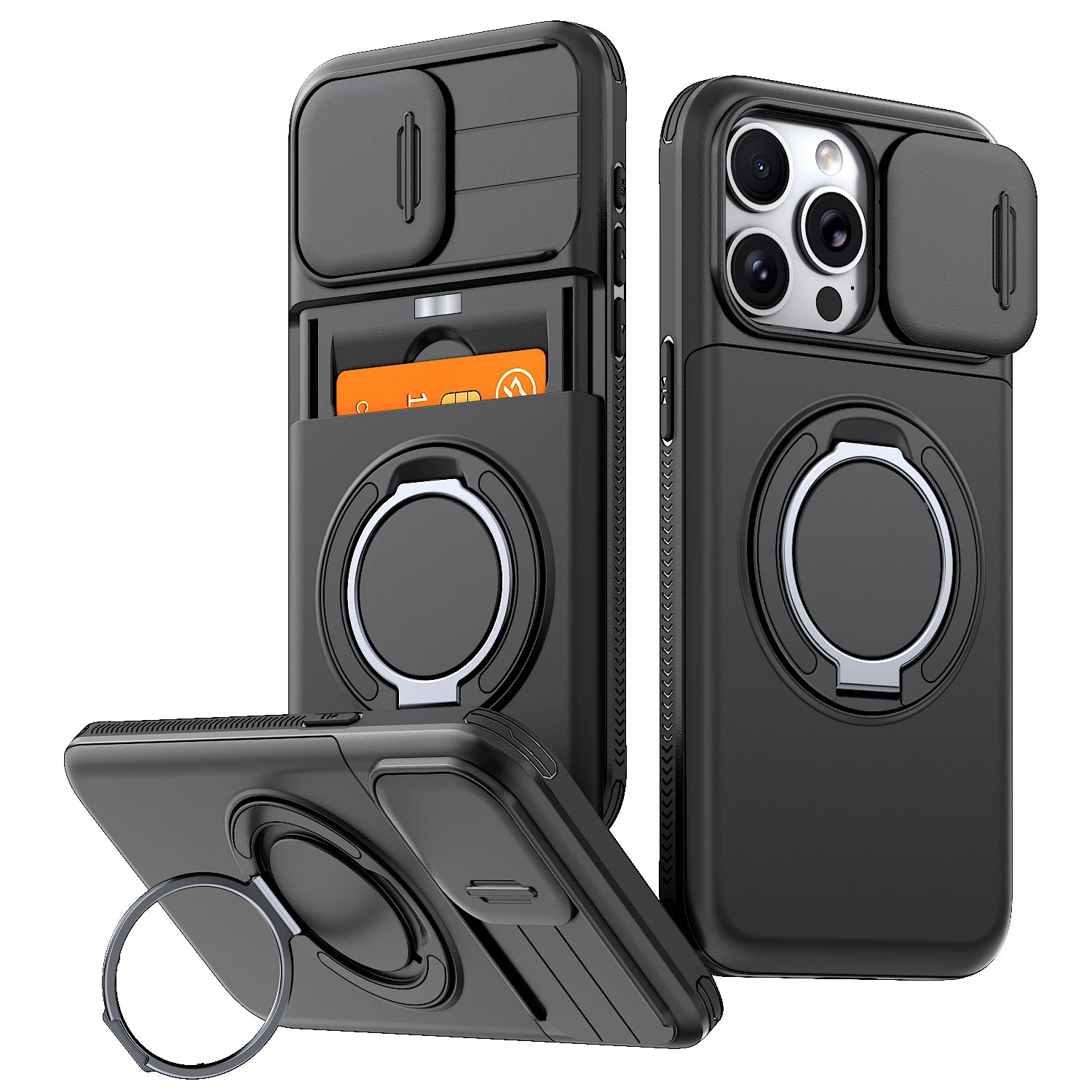 Shockproof Phone Cover Lens Protective Case for Iphone 17 Pro Max 16 Pro Iphone17 Iphone16 Hard Strong Cases Capa