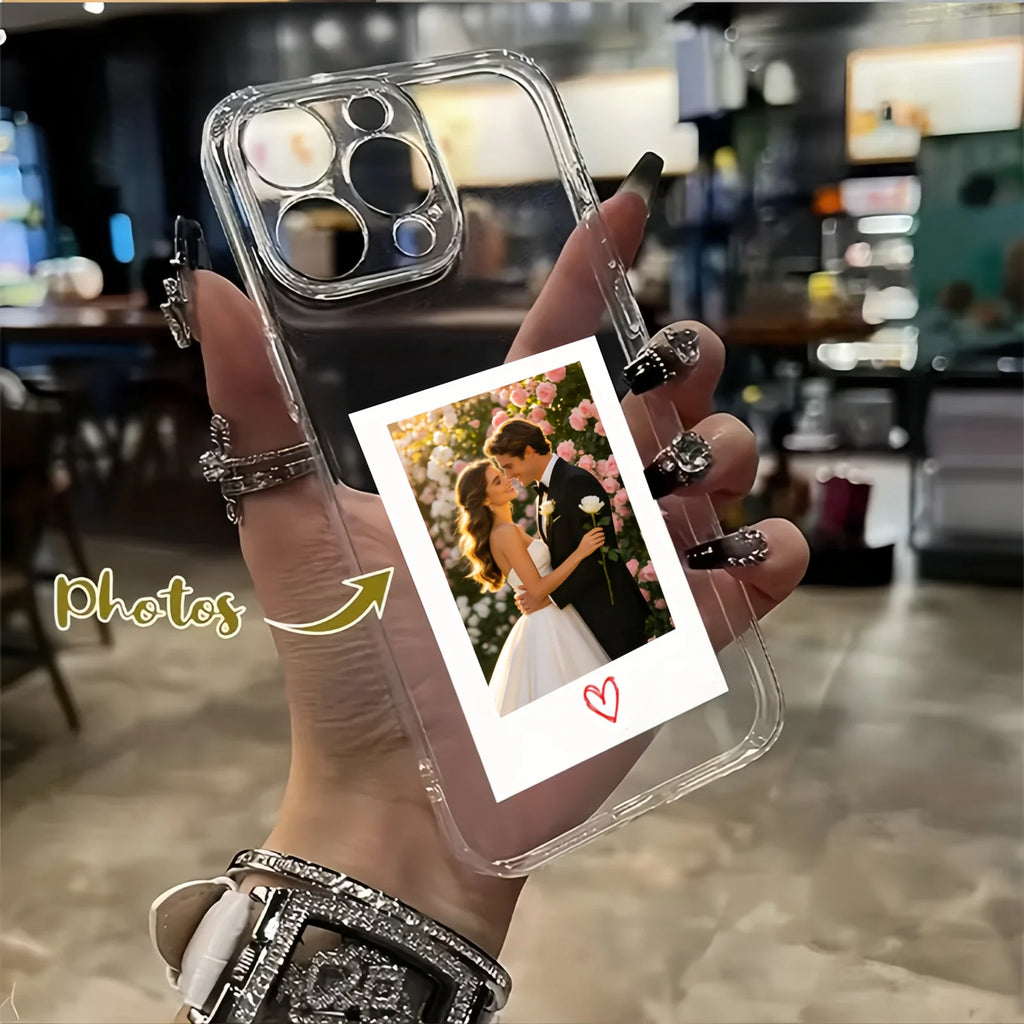 Custom DIY Transparent soft shell Phone Case For iPhone 17 16 16e 15 14 13 12 11 Pro Max Mini SE 2020 2022 XS XR 7 8 Plus Air