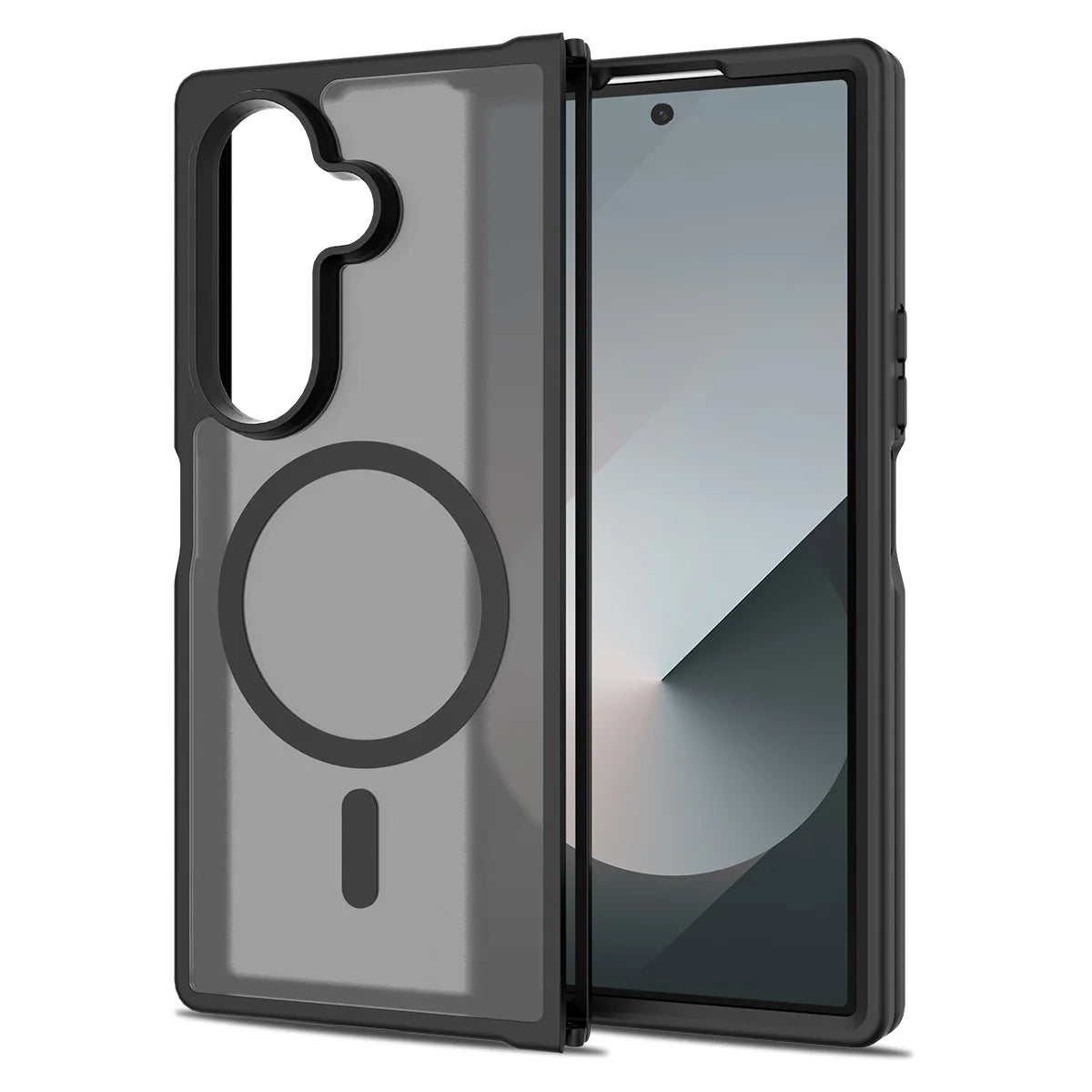 for Magsafe Wireless Charging Phone Case for Samsung Galaxy Z Fold 6 7 Fold6 Fold7 Translucent Shockproof Magnetic Cover