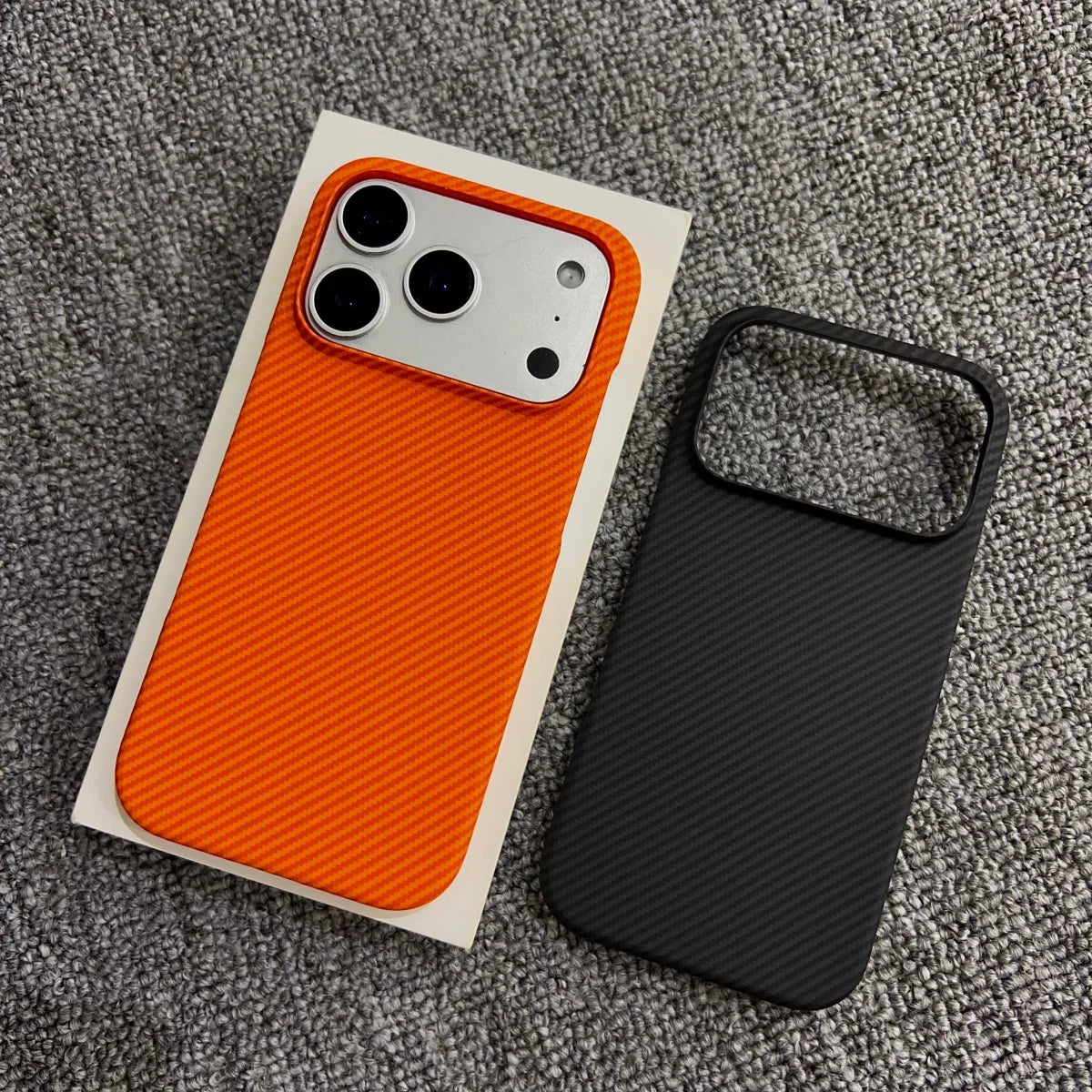 Carbon Fiber Pattern Frameless PC For Magsafe Case For iPhone 17 Air 16 Plus 15 14 13 12 Pro Max Magnetic Wireless Charge Cover