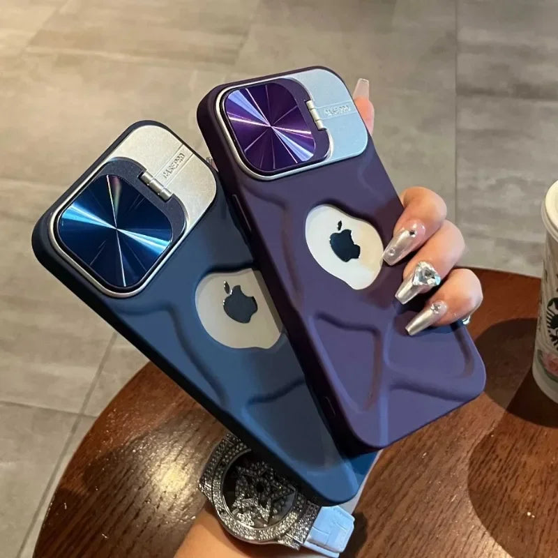 Logo Hole Lens Hidden Holder Macsafe Magnetic Case for Magsafe IPhone 11 12 13 14 15 Pro Max Plus I Phone Mac Safe Soft Cover