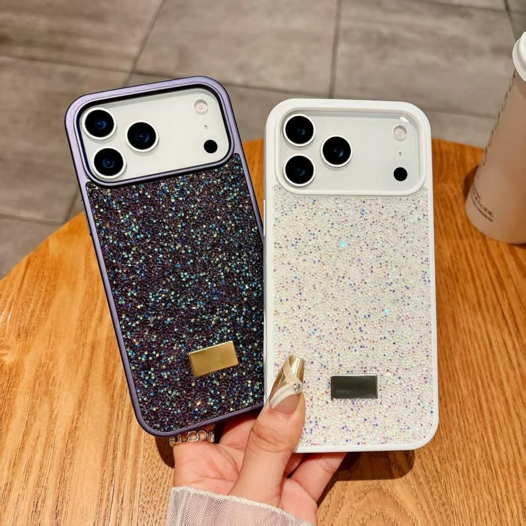 For Apple iphone 17 Pro Max Case fashion Bling Glitter Protective Back Cover case for iphone 16 15 14 13 12 Pro Max 17Plus shell