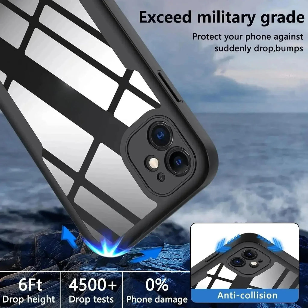 360 Full Cover Case For iPhone 17 Pro Max Air Capa For iPhone 16 Pro Max 14 15 Plus 16E 13 12 Mini Screen Protection Phone Cover
