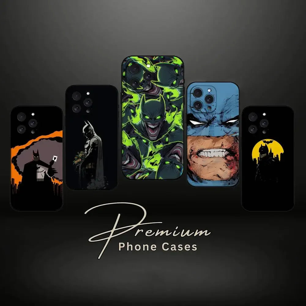 W-Batmans-r Phone Case Shockproof Case For IPhone 17 11 13 15 14 16 Pro Max 12 Mini 7 8 Plus XR X XS Matte Funda Phone Cover
