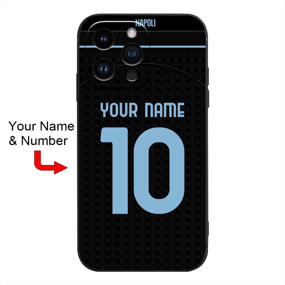 25 Italy Napoli Maradona PARTENOPEI Cover Case for iPhone 17 Air 16 15 14 Pro Max 13 12 11 Mini X XS XR 7 8 6S Plus SE
