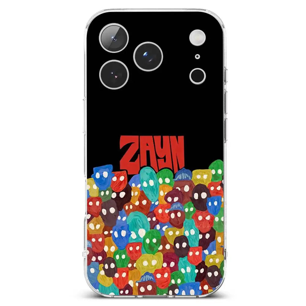 Singer Zayn Malik Phone Case Transparent IMD For IPhone 17 16 15 14 13 12 11 PRO MAX PLUS Mini Soft Cover