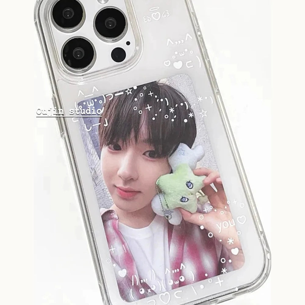 Ins Korean Line Pattern Y2K Phone Case For iPhone 17 16e 16 15 14 13 12 11 Mini Air Pro Max X XR XSMax 7 8 Plus Soft Back Cover