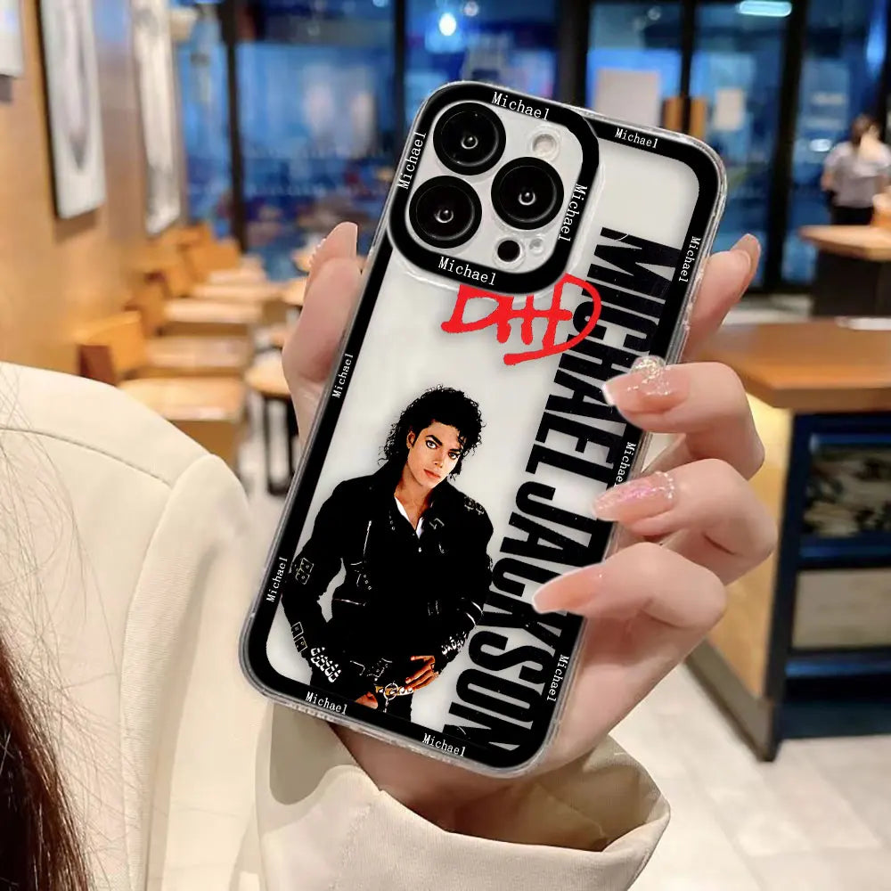 Dancer m-Michael j-Jackson Clear Phone Case For Realme 15 5 6 7 7I 8 8I 9 9I 10 12 NOTE 70 C75 C71 C67 C65 C55 C53 C35 C33 Cover