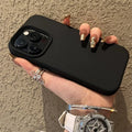 Luxury Silicone Shockproof Phone Case For iPhone 17 Air 16 15 14 13 12 11 Pro Max Plus 16E High Guality Solid Color Cases Cover