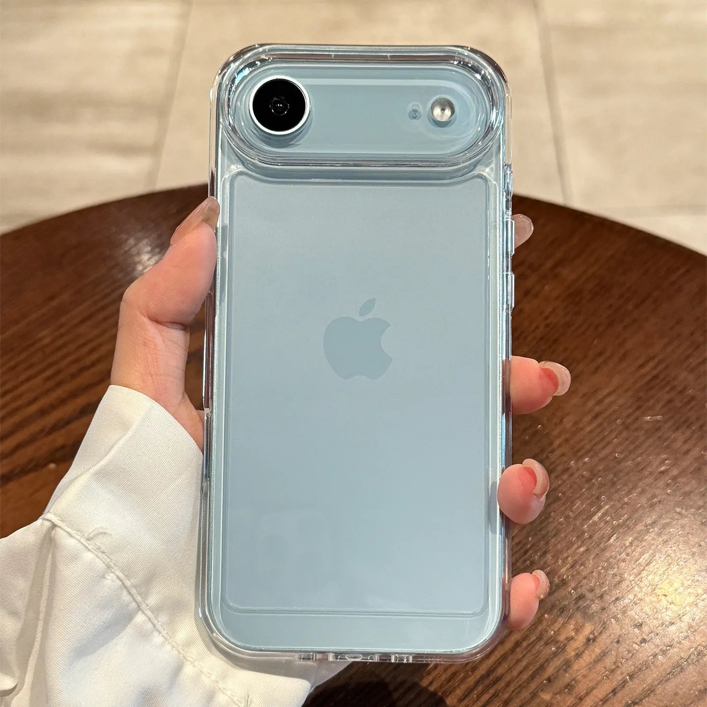 Luxury Transparent Shockproof Case For iPhone 17E 17 Air 16 15 14 13 12 Mini 11 Pro Max 8 7 6 Plus 16E X XS XR SE Acrylic Cover