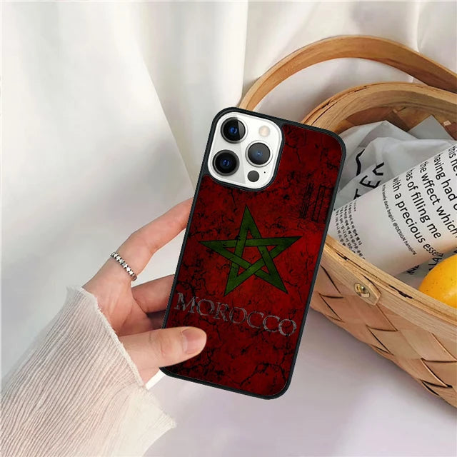 Morocco Flag Moroccan Unique phone Case Cover For iPhone 17 Air 16 15 14 Plus apple 16 11 12 13 Pro Max coque
