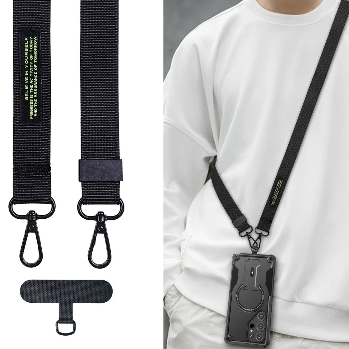 Phone Strap Strong Case for Samsung Galaxy A57 S26 Ultra S25 FE S24 Plus A17 A37 A26 A56 A36 A16 A55 A35 A15 A14 A54 Cover Cases