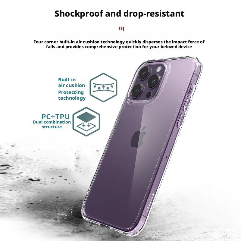 Spigen Ultra Hybrid Case For iPhone 17 Air 12 13 14 15 16 17 Pro Max 16 Plus Ultra-Thin Shockproof Protective Transparent Cover