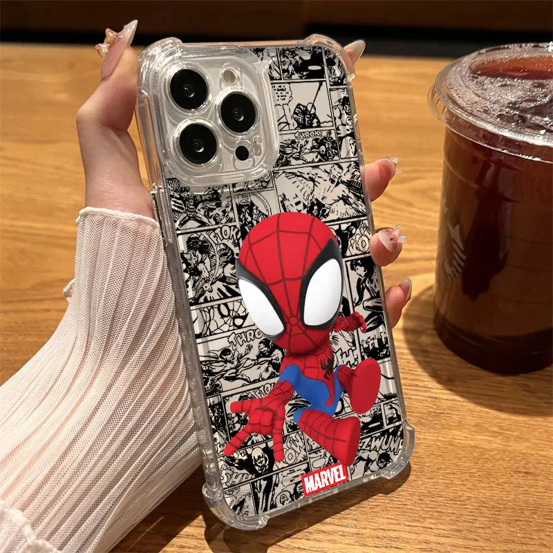 Cool Iron mans Spidermans Phone Case For Samsung A27 A37 A57 A17 A56 A26 A33 A54 A51 A73 A55 A53 A36 A35 A34 A25 A24 A23 4G 5G
