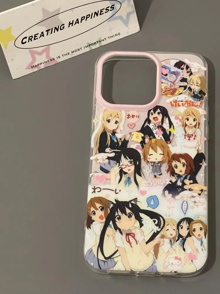 INS Japanese Light Sound Young Girl For IPhone 17 16 15 14 13 12 11 Promax X XR XSMAX 7 8 Plus Fashion Minimalism Matte Advanced