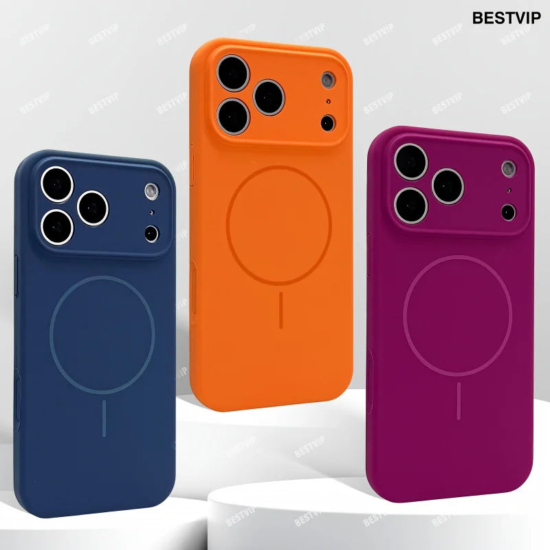 2L KKX Suitable for iPhone 17 Pro Max liquid soft rubber phone case, with smooth touch, compatible with iPhone 13/14/15/16/17