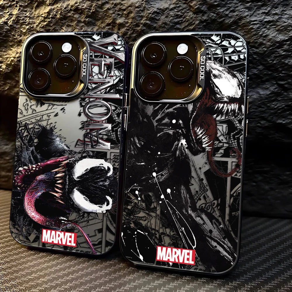 Cool Black Venoms Phone Case for Oppo Realme 15 14 13 12 11 10 9i 8 8i C75 C65 C63 C55 C53 C35 C33 C20 C21Y C15 C21 Pro Plus 5G