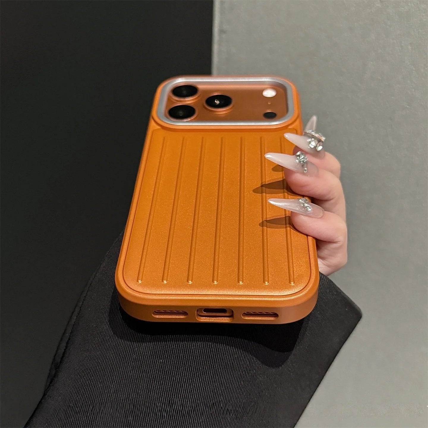 Luxury  3 in 1 Electroplating Matte Phone Case For iPhone 13 14 15 16 Pro 17 Pro Max Shockproof Back Bumper Cases Cover