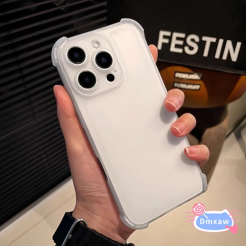 Ice Mist Phone Case For For Infinix Smart 10 Plus 9 8 Pro 7 6 5 Note 50 Pro Plus 50S 50X 40 30 Frosted Clear Anti-fall Cover