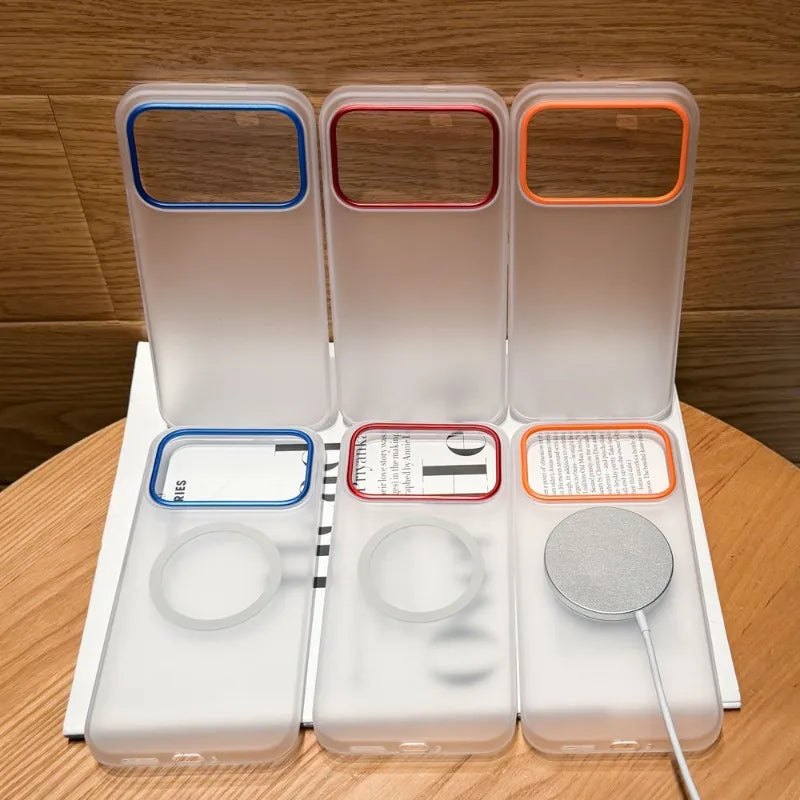Case For POCO F8 Ultra Pro Simple Magnetic Lens Protection Ultra-thin Frosted PC Cover For Poco F8 Ultra ProShockproof Funda