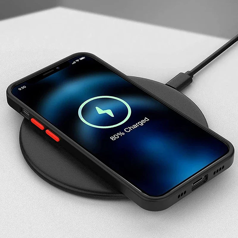 Luxury Magsafe Wireless Charge Case For Samsung Galaxy S20 S21 S22 S23 FE S24 S25 Plus S25 Ultra Shockproof Matte Clear Cover